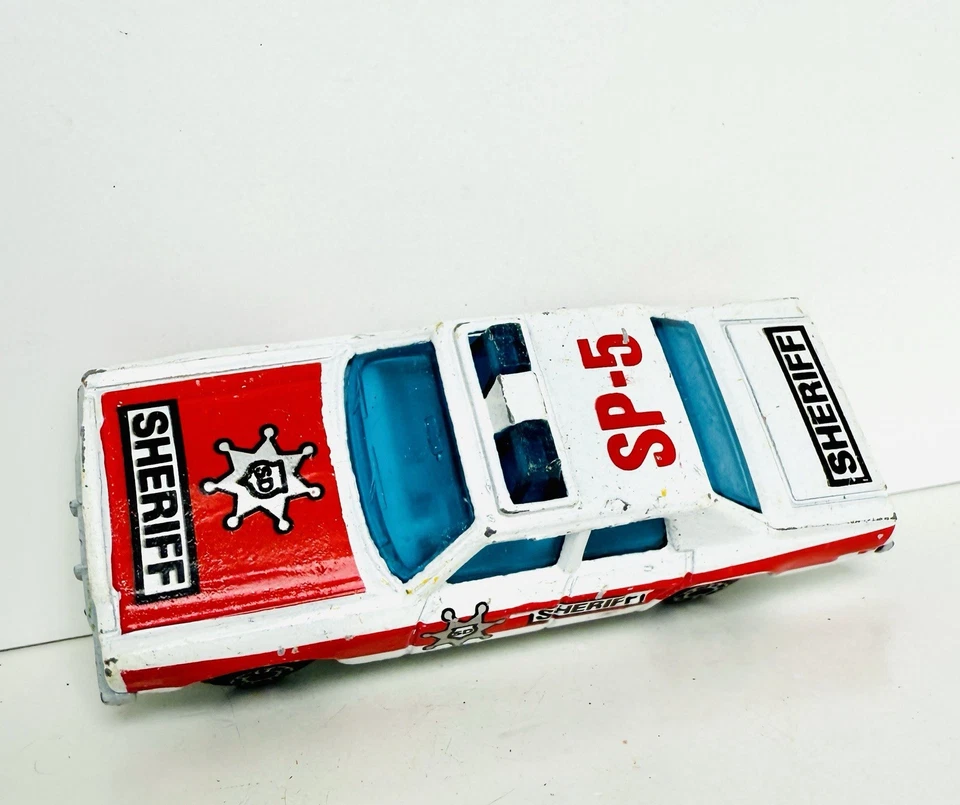 1979 Matchbox Superfast Plymouth Gran Fury Sheriff SP-5 Police Car England Made - Image 3 of 4