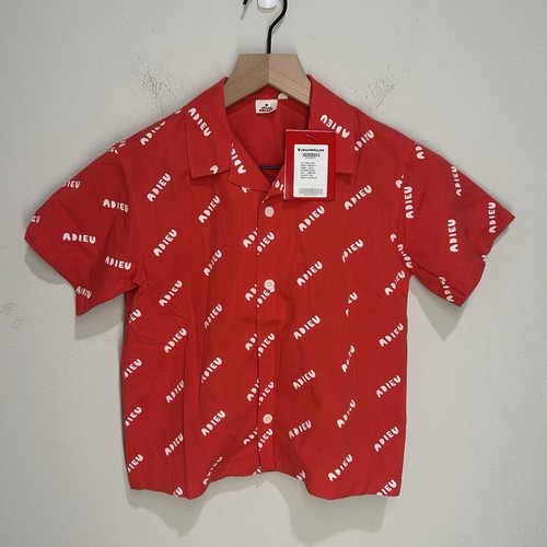 Jellymallow Adieu Shirt – Kids 8–9 Y (Size 130) – Red – Made in Korea – NWT