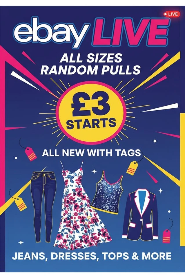 £3 sudden death all new with tags!! fastest fingers wins!!