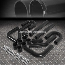 Universal 8pc 2.5 Aluminum Fmic Turbo Intercooler Pipingcoupler Diy Kit Black Universal 8pc 2.5 Aluminum Fmic Turbo Intercooler Pipingcoupler Diy Kit Black