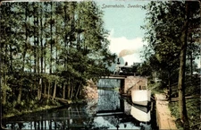 Sparreholm Sweden mill vintage postcard g451