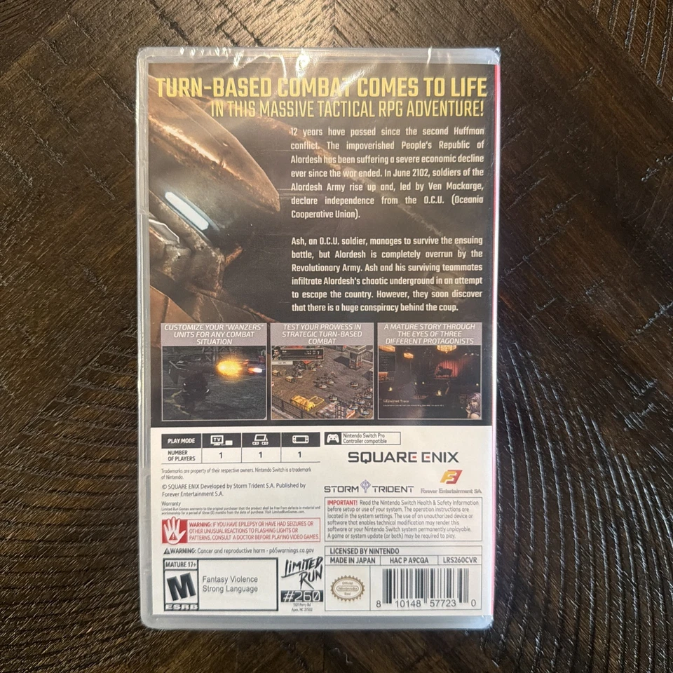 Front Mission 2 Remake (Nintendo Switch) Limited Run Games #260 - NOVO EM FOLHA - Imagem 2 de 2