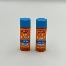O Keeffe's Lip Repair 2 Piece Set Cooling Lip Balm For Dry Cracked Lips - NEW