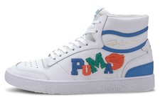 Puma Ralph Sampson Mid Badges - White Palace Blue 371769-01