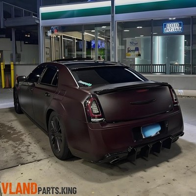 Smoke Lens LED Tail Lights For 2011 2012 2013 2014 Chrysler 300 w/Sequential