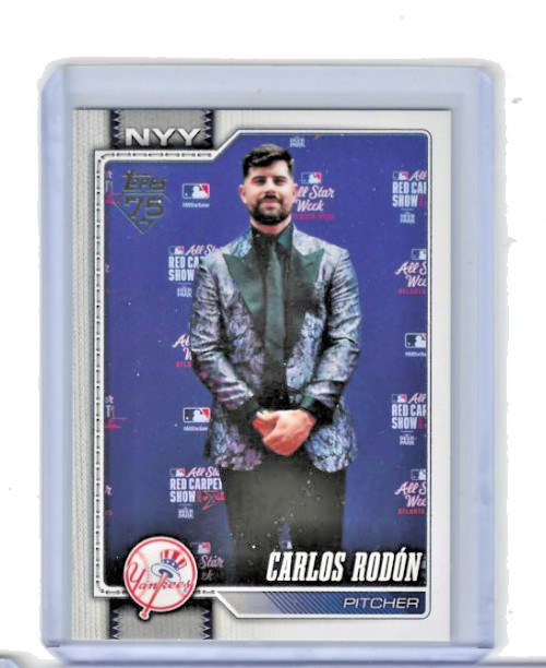 2026 Topps Series 1  Carlos Rodon #82 Golden Mirror Image Variations SSP