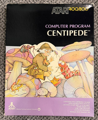 Centipede Atari 400/800/130/XL/XE Game Cartridge Originalverpackt Komplett