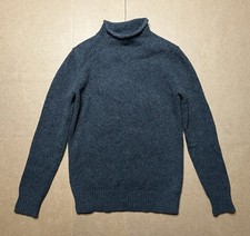 J. Crew Men s XS Roll Neck Lambswool Sweater 100 Wool Gray