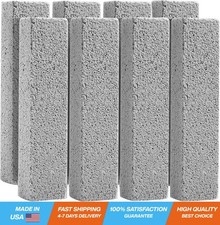 8 Pack Pumice Stone for Toilet Bowl Cleaning, Scouring Stick Remove Toilet Bowl