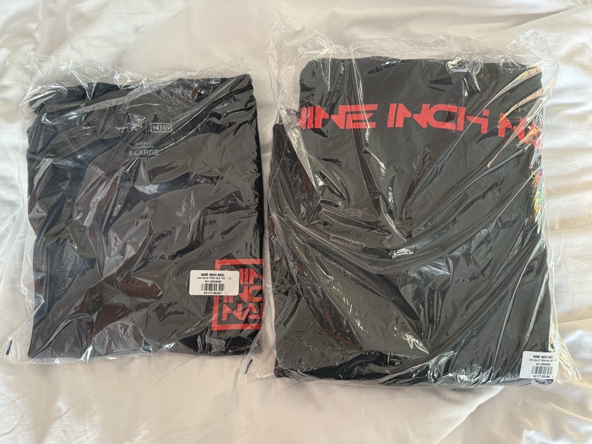NIN Nine Inch Nails 2022年 ロンt XXL Welcome x Nine Inch Nails Heresy Black 2fer Long Sleeve T