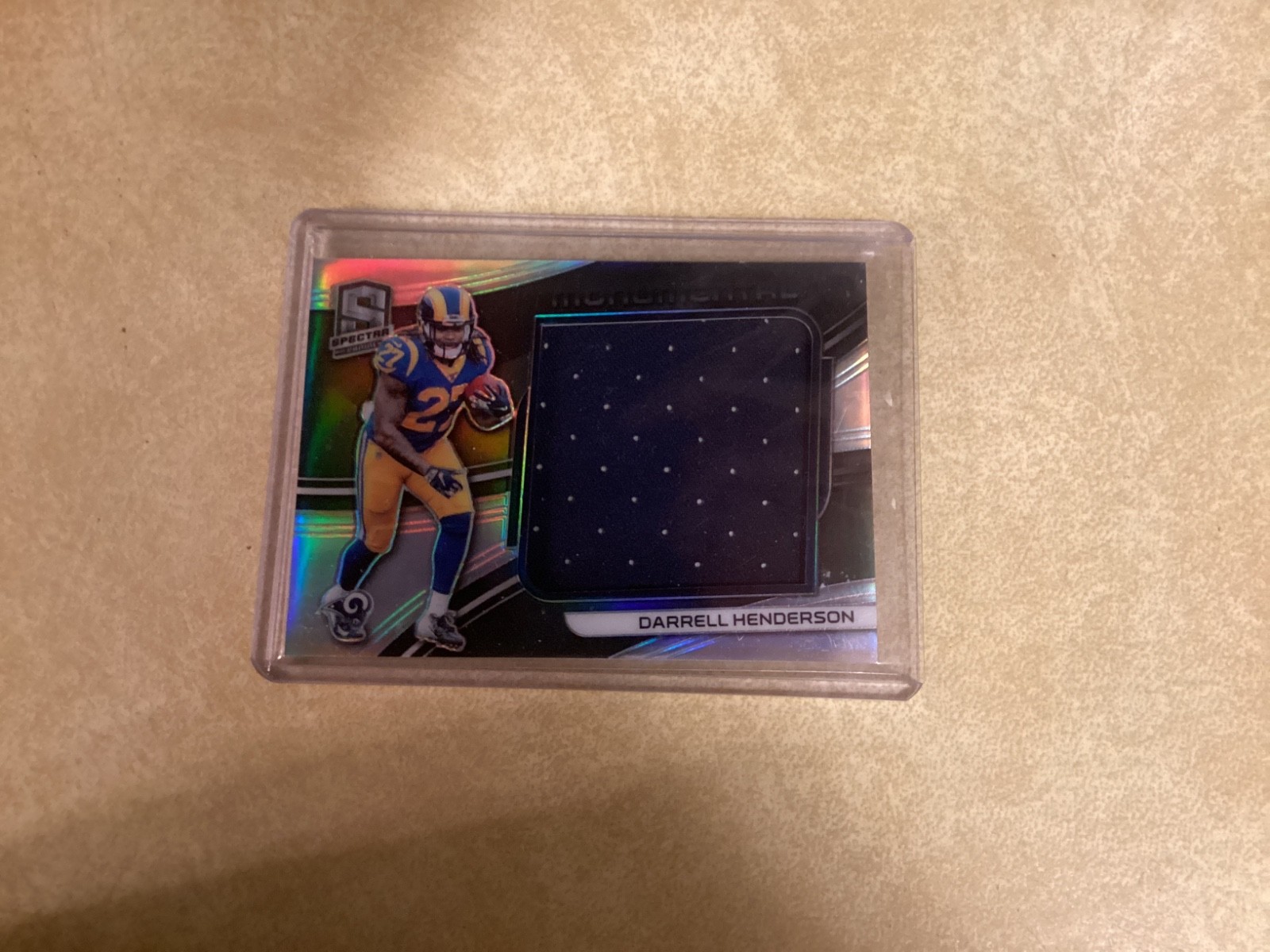 Darrell Henderson Panini Spectra Monumental Memorabilia #MM10 Base
