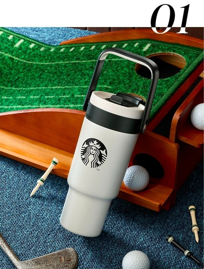 Starbucks Korea 2026 Golf MD Tumbler Driver Cover Ball Pouch Key