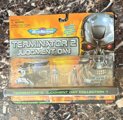 Micro Machines Terminator 2 Diecast Car Truck Poseable Figures 1996