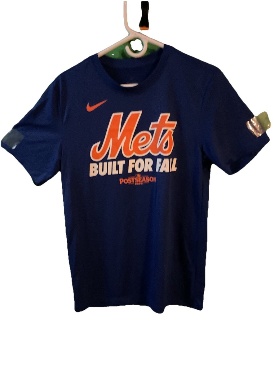 NIKE NEW YORK METS POSTSEASON 2025 BRANDNEW BLUE TSHIRT DRIFIT