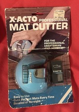 Coupe-tapis professionnel vintage X-ACTO 7740 vert USA - NEUF DANS EMBALLAGE SCELLÉ 