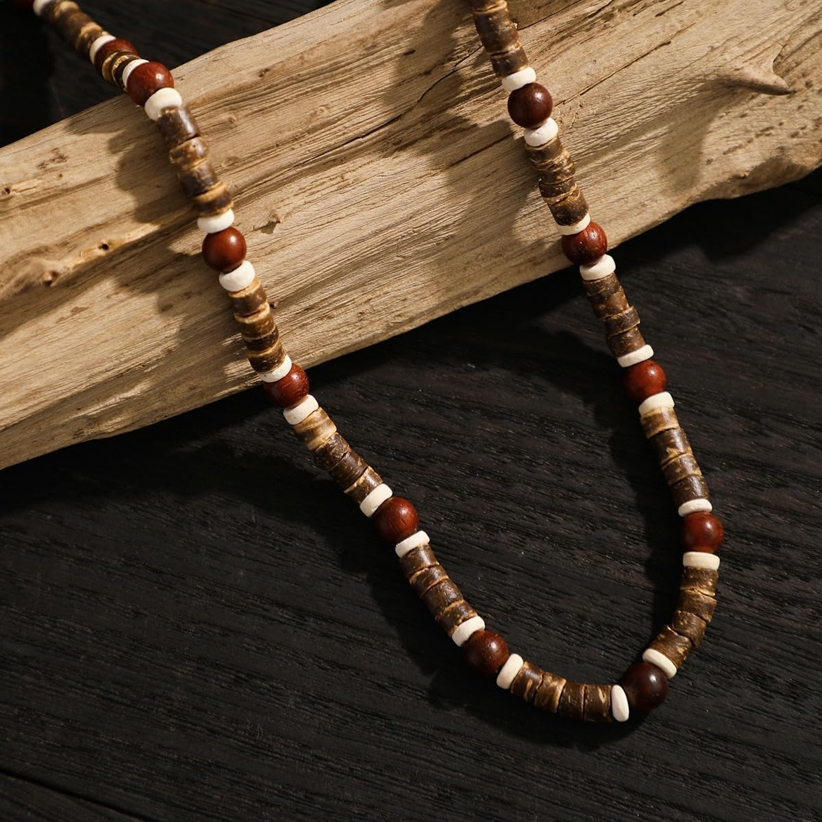 Puka Shell Necklace - Men'S Surfer & Beach Necklace with Hawaiian Beaded, Coconu