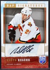 2006-07 Upper Deck Be A Player Signatures Robyn Regehr RR Auto 0268