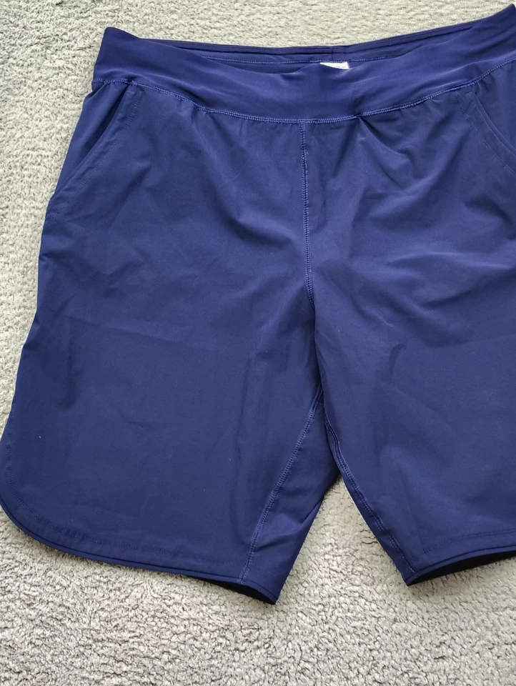 Pantalones cortos de natación Lands End para mujer de 11” azul marino 18 nuevos sin etiquetas 516335 Foto 3 de 4