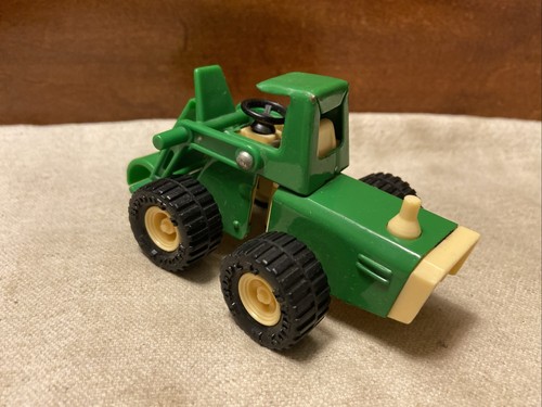 Vintage Buddy L Green Metal Front End Log Loader Farm Tractor Toy Truck - Picture 5 of 7