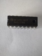 5 x MC14511BCP BCD to 7 segment latch/decoder/driver ( 5 pieces )