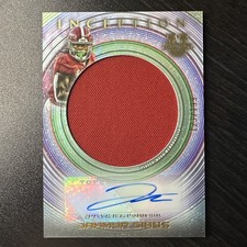 2022-23 Bowman U Inception Jahmyr Gibbs Jumbo Relic Auto RC /199 #IAJR-JG Bama