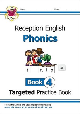 Reception English Phonics Targeted Practice Book - Book 4 by ... - 9781789080148