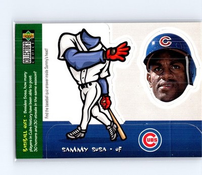 1998 Upper Deck Collector's Choice Mini Bobbing Heads Sammy Sosa #9