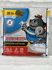 Shower Threshold Water Dam Barrier 39" - Transparent Collapsible Shower Water...