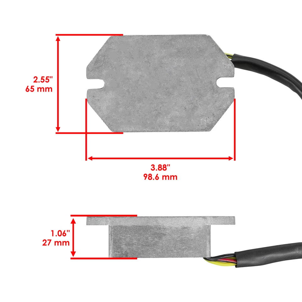 Regulador rectificador para Ski Doo Skandic 300F 550F 600 2007 2008 2009 2010 2011 Foto 2 de 4