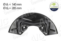 AIC Spritzblech, Bremsscheibe Links, Rechts, Vorderachse U.A. FüR Seat, VW