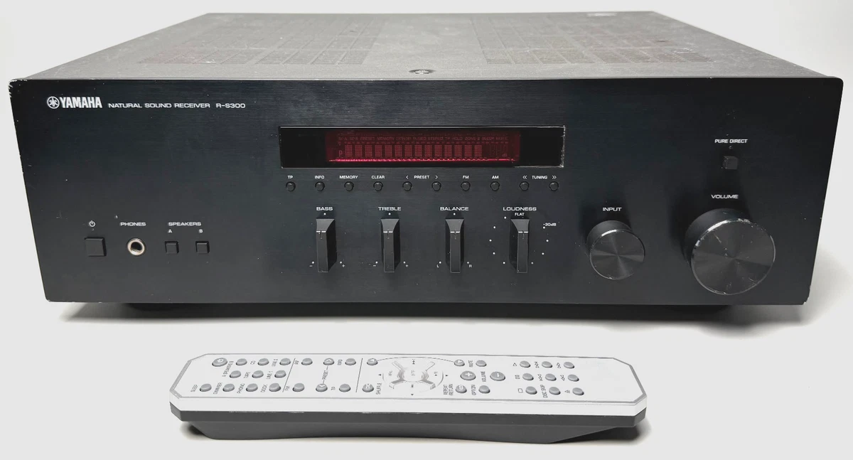 Ampli Yamaha R-1330 avec tuner intégré – S’allume, à réviser
