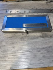 Allergan Optics Stainless Steel Sterilization Tray 8-1/8" X 3-1/2" x 13/16