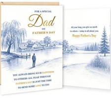Father's Day Card for Special Dad, Unique Fathers Day Decoration Gifts from Kid