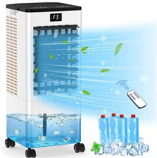 Kidali 8L Air Cooler 60W LED Display Timer Portable Fan BW 108Y Low Noise