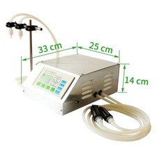 QH-G11B Double head CNC Liquid Quantitative Automatic Filling Machine 2x3.5L/MIN