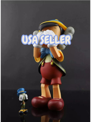 For Room Decor Kaws PINOCCHIO & Jimmy Cricket With Box