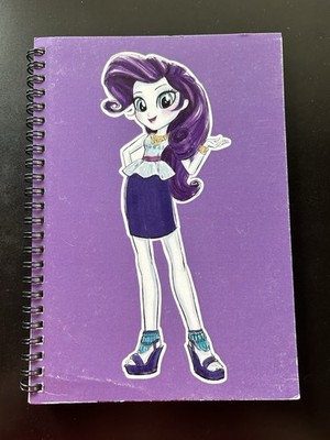 My Little Pony Equestria Girls Color Me Generous Custom Notebook Rarity