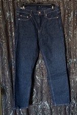 GAP Women  s Slim Fit Mid Rise Dark Wash Blue Stretch Denim Jeans 5-Pocket 30/10R