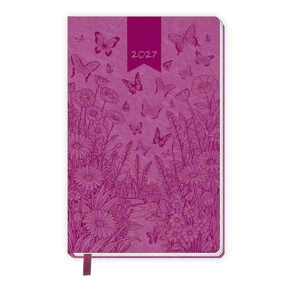 TRÖTSCH - Taschenkalender A6 Soft Touch Schmetterlinge 2027 | KG | Kalender - Bild 3
