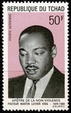 TCHAD  1969 MARTIN LUTHER KING  PA YT  n° 58 neuf ★★ Luxe / MNH