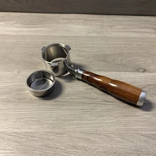 51mm Bottomless Portafilter 3 Ears with Filter Basket 