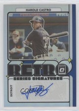 2021 Donruss Optic Retro Signature Series Holo Prizm Harold Castro Auto 1kw7