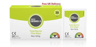 Medi Derma-S Anti-Sting Barrier Tücher x 30 - 1 Packung NEU