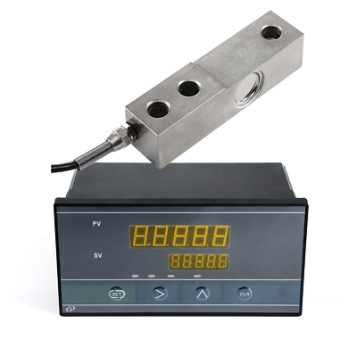 Load Cell Sensor with Indicator Display Peak Hold Alarm Value Set Relay Outputs