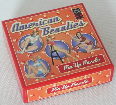 Puzzle, Fliesenpuzzle, American Pin-up Beauties, jede Fliese 2,75 qm.