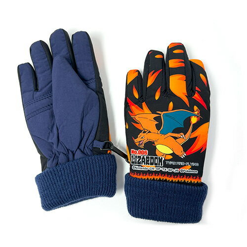 Pokemon Lizardon Full Print 3D Five Finger Gloves Snow play Winter Goods Winter - Picture 3 of 3