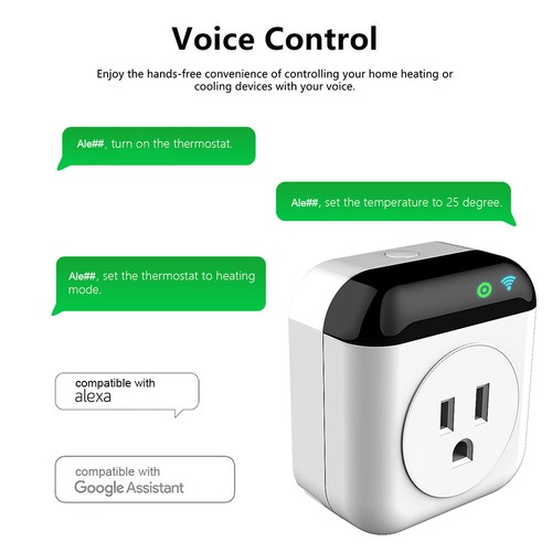 10A Programmable Smart Wifi Thermostat Plug Outlet APP / Voice Control F9R7 - Picture 5 of 10