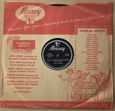 The Platters DOO-WOP 78 You'll Never Know / It Isn't Right MERCURY Mint/Mint-