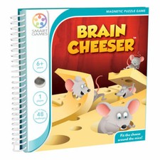 Smart Games Magnetic Travel Games Brain Cheeser Travel Game Jeu de voyage 6 a...