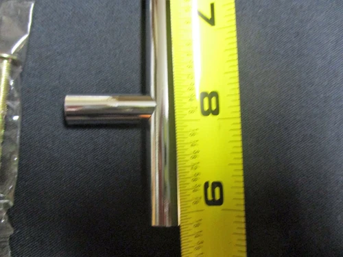 Top Knobs M1849 Polished Chrome Hopewell Series 6-5/16 inch Center Round Post - Picture 7 of 9